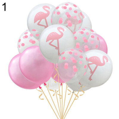 

15Pcs 12inch Flamingo Pineapple Leaf Latex Balloon Party Birthday Holiday Decor