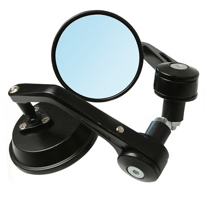 

2pcs 78 22mm Aluminium Motorcycle Round Rear-view Handle Bar End Side Mirrors