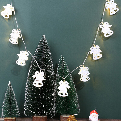 

〖Follure〗Metal Jingling Bell Lights String House Party Decor Striking With 10 LED Beads