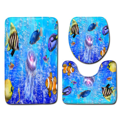 

〖Follure〗3pcs Non-Slip Bath Mat Bathroom Kitchen Carpet Doormats Decor
