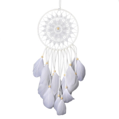 

Handmade Dream Catcher Feathers Dreamcatcher Wind Chimes Car Pendant Mascot Craft Gifts Wall Hanging Ornaments