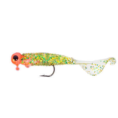 

A FISH LURE 17PCS Small Volume Bait Lead Head Fishing Worms Tail Grub Artificial Swimbait Lure