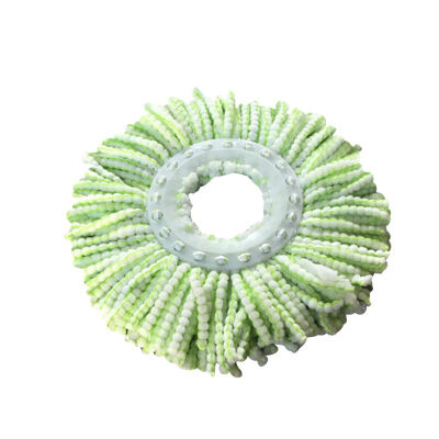 

Replacement Microfiber Mop Heads 360° Spin Round Shape Standard Size Easy Wring Spin Mop Refill Easy To Store Save Space