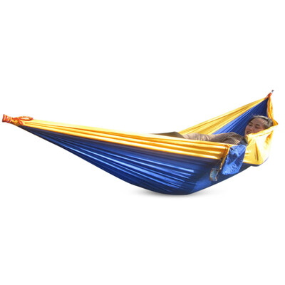 

Outdoor One Person Assorted Color Parachute Nylon Fabric Hammock