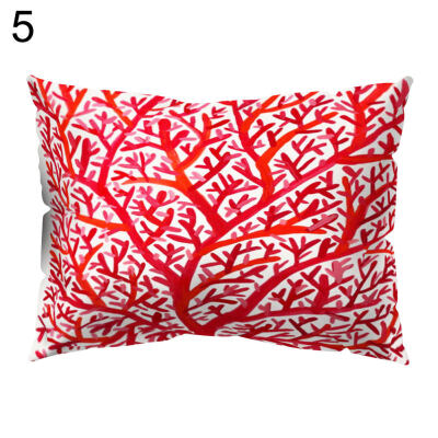 

Tree Bird Geometric Pattern Pillow Cover Cushion Case Home Car Sofa Hotel Decor