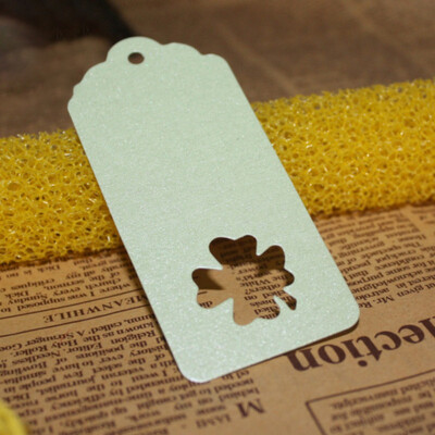 

100Pcs Christmas Tree DIY Kraft Paper Tags White Brown Rectangle Label Luggage Wedding Note Blank Price Hang Tag Kraft Gift HOT