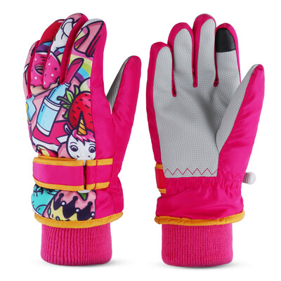 

Kids Winter Warm Gloves Children Windproof Snow Gloves Boys Girls Water Resistant Outdoor Gloves For Skiing Cycling Climbing