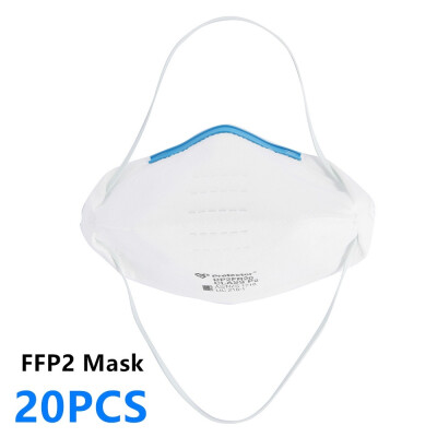 

20PCS Dust Pollution Mask Unisex Outdoor Face Mask Meets FFP2