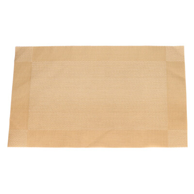 

Gobestart 1pc PVC Dining Room Weave Woven Placemats Table Heat Insulation Place Mats