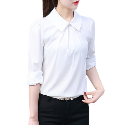 

Ladies Office Shirts Formal Blouse White Shirt Casual Blouse Fashion Blusas