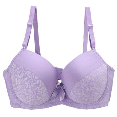 

Large Size Full Cup Underwire Bra Underwear Sweat-absorbent Breathable Adjustable Side Closure Bra