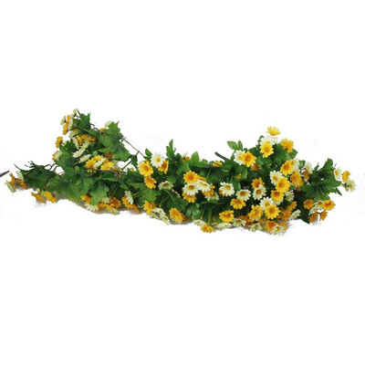 

Artificial Flower Daisy Vine Decorative Plants Rattan Wall Hanging Decoration Wedding Party Ornaments