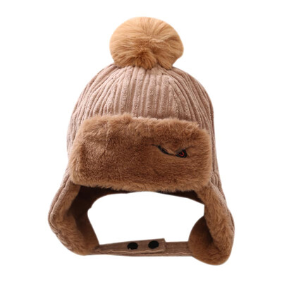 

New Newborn Baby Kids Girls Boys Winter Warm Knit Hat Fur Ball Warm Cute Lovely Beanie Cap Gifts