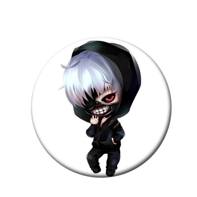 

Tokyo Ghoul Brooch Japanese Animation Tokyo Ghoul Creative Kawaii Brooches & Pins for Clothes Bags Caps&Pencil Cases