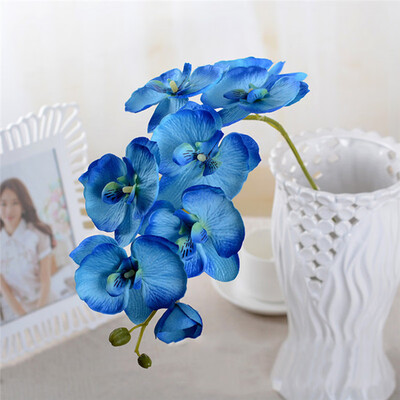 

DIY Artificial Butterfly Orchid Silk Flower Bouquet Phalaenopsis Wedding Home Decoration Flowers