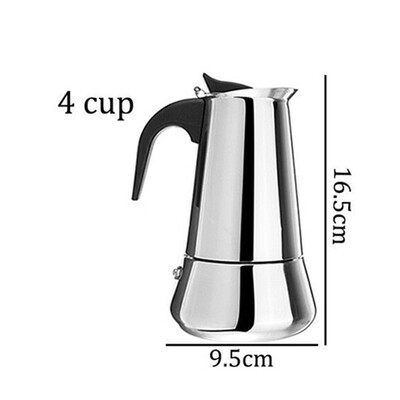 

Toponeto Stainless Steel Mocha Espresso Latte Percolator Stove Top Coffee Maker Pot Too
