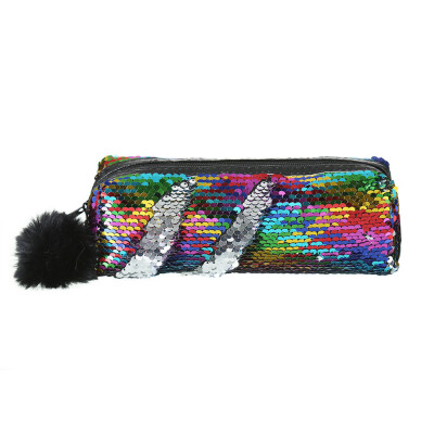 

Women Sequin Glitter Cosmetic Bag Pencil Box Coin Purse Makeup Zipper Case