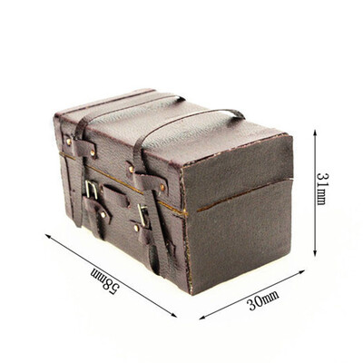 

YIWULAMiniature Trunk 112 Mini Dollhouse Packing Bags Cute Doll House Mini Trunk