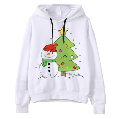 

Tailored Fashion Women Casual Loose Long Sleeve Christmas Print Sweatshirt Tops