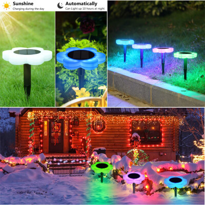 

〖Follure〗Solar Garden Lights Solar Pathway Light Outdoor Waterproof Color Changing Light