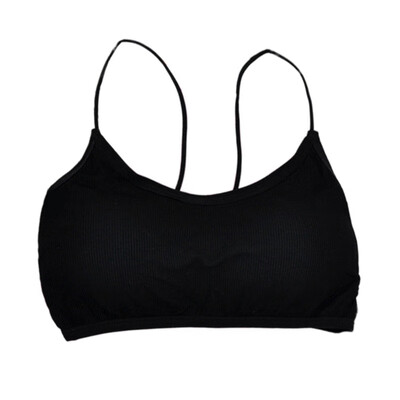 

Women Crop Tops Camisole Camis Solid Colors Bralette Underwear Strappy Padded Bra Tops Cotton Vest Tank Top
