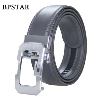 

BPSTAR Belt Mens Automatic Buckle Genuine Leather Mens Ratchet Belt Business Series Mens Real Belt for Pants