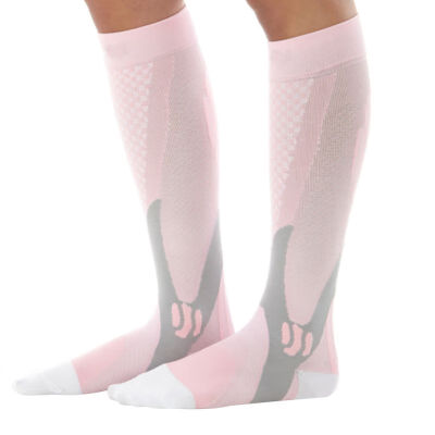 

Men Women Sport Soccer SocksLeg Support Stretch Compression Socks Below Knee Socks 9282