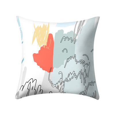 

Toponeto Print Pillow Case Polyester Sofa Car Cushion Cover Home Decor 45 X 45cm