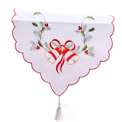 

〖Follure〗Christmas Table Runner Dresser Tapestry Dining Restaurant Party Decor
