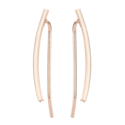 

Fashion Luxury Personality Creative Minimalist Line Shape Woman Earrings
