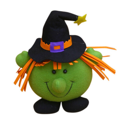 

Creative Little Doll Halloween Festival Party Supply Plush Toy Pumpkin Head Funny Doll Decoration Ornament