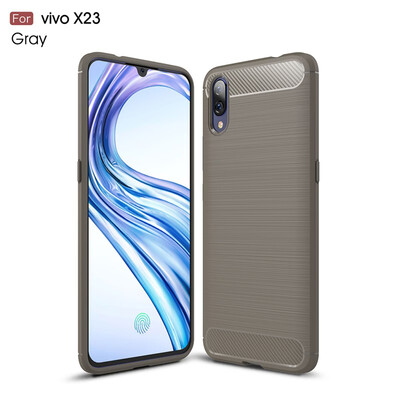

Goowiiz Phone Case For Vivo V11V11 IndiaV11iZ3iX23Y97Y83 Pro Fashion Slim Carbon Fiber TPU Soft Silicone Prevent falling