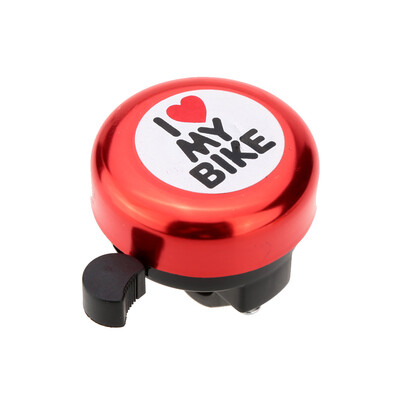

I Love My Bike Printed Clear Sound Cute Bike Alarm Warning Ring Bell Bicycle Accessory