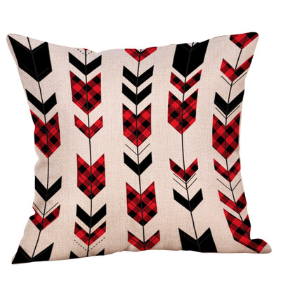 

Tailored Christmas Pillow Case Glitter Cotton Linen Sofa Throw Cushion Cover Home Decor