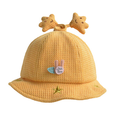 

New Autumn Baby Boys Girls Toddler Cartoon Print Bucket Hats Casual Caps Reversible Sun Headwear