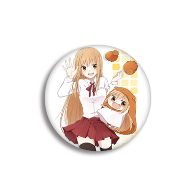 

58cm Cute Cartoon Brooch Japanese Sister Breastpin Anime Badge Pin Coin Icon Cloth Backpack Ornament