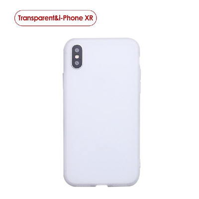 

Pure Color Phone Cover TPU Soft Phone Protection For i-phone XRXSMAX