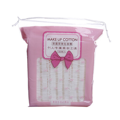 

180PCSSet Double-sided Pressed Cotton Pads Makeup Nail Polish Remover Wipes Hydropathic Compress Facial Puff