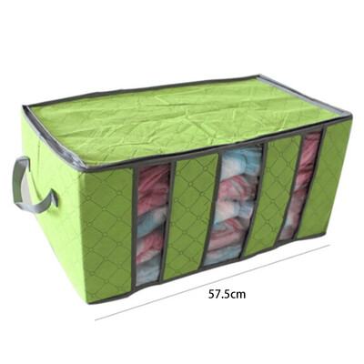 

Foldable Storage Box Large Fabric Organizer Bag Household Items With Cover