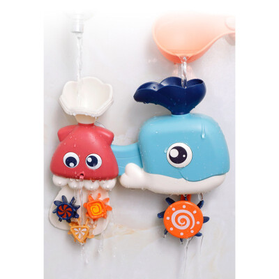 

Baby Bath Toy Bathtub Showers Bathing spouts Suckers Folding Spray Faucet Play Bathroom Water Toys For Children