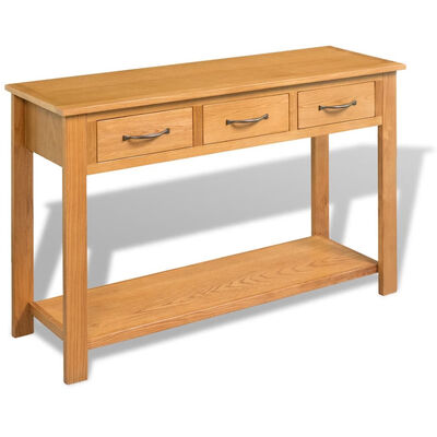 

Large Console Table Solid Oak Wood 465"x138"x303"