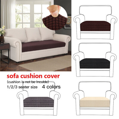 

Waterproof 123 Seaters Sofa Chair Cushion Cover Elastic Polar Fleece Sofa Mat Seat Cushion Cover Home Indoor Furniture Decor