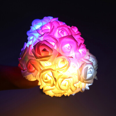 

Gobestart 10 LED Rose Light Cozy String Fairy Lights For Bedroom Xmas Wedding Party