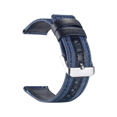 

〖Follure〗Luxury Canvas Leather Watch Band Wrist Strap For Apple Watch Series 4 40MM