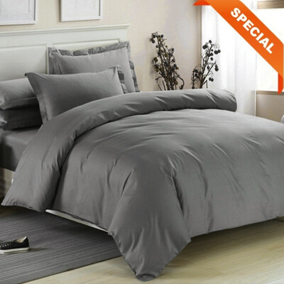 

1pcs Comfort Plain Duvet Cover Bed Sheet Twin Full & King Size