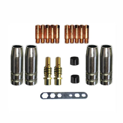 

19Pcs Welding Torch MB15150 Part Kit Accessories Nozzle Insulating Sleeve
