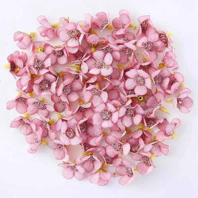 

50pcs 2cm Multicolor Daisy Flower Head Mini Silk Artificial Flower for Crown Scrap Wedding Home Decor DIY Garland Headdress