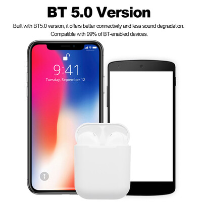 

i9S TWS Headphones True Wireless Bluetooth 50 Headphone In-ear Earphones with Mic Charging Case Sport Headset