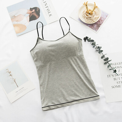 

Women Sexy Summer Camis Tanks Tops V-Neck Seamless Bra Vest Bottoming Anti-light Solid Color Lace Stitching Vest T-Shirt