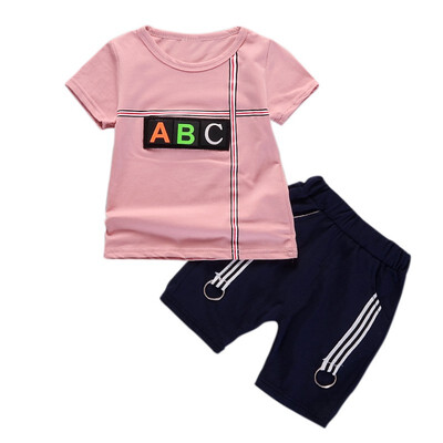 

New Baby Girls Boys Clothes Quality Cotton Kids Bodysuit Summer Short Sleeve Children Clothing Sets Cartoon Body Suit